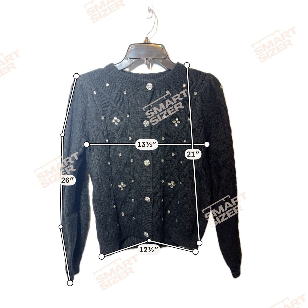 Brand New Ann Taylor LOFT Women's Size Small P Black Cardigan Sweater - Picture 5 of 11